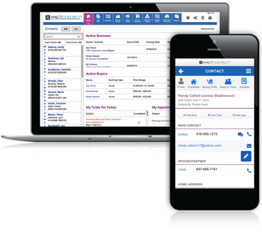 The IXACT Contact real estate contact management system comes with The Referral Marketing System.